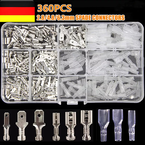 Flachstecker set 360tlg für - flachstecker,