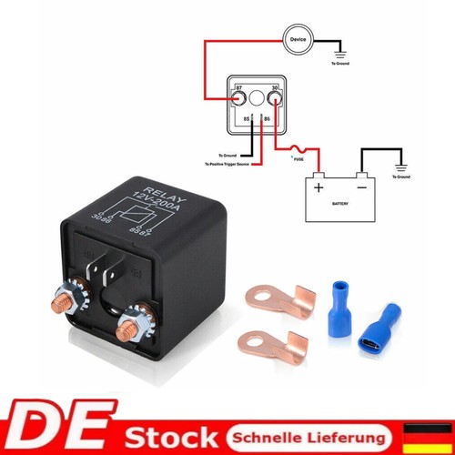 Batterie trennrelais 12v 200a - batterie, 12v/200a