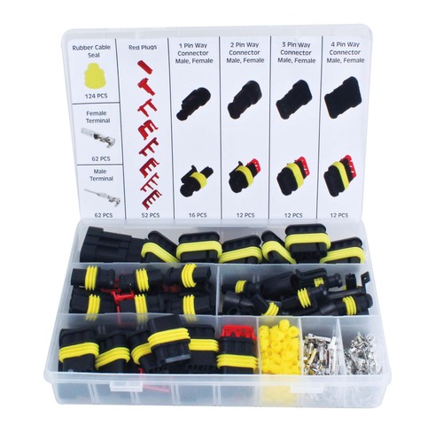 Amp superseal stecker - stecker, set