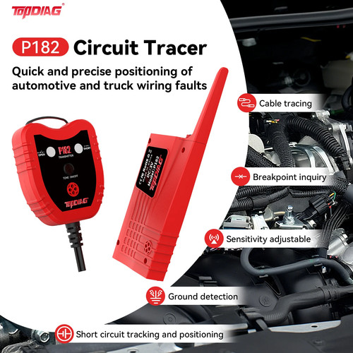 Topdiag power probe open - power, short