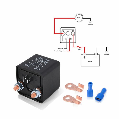 Batterie trennrelais 12v 200a - batterie, 12v/200a
