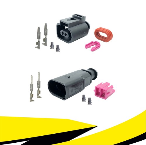 Buchse stecker 2 polig - +,